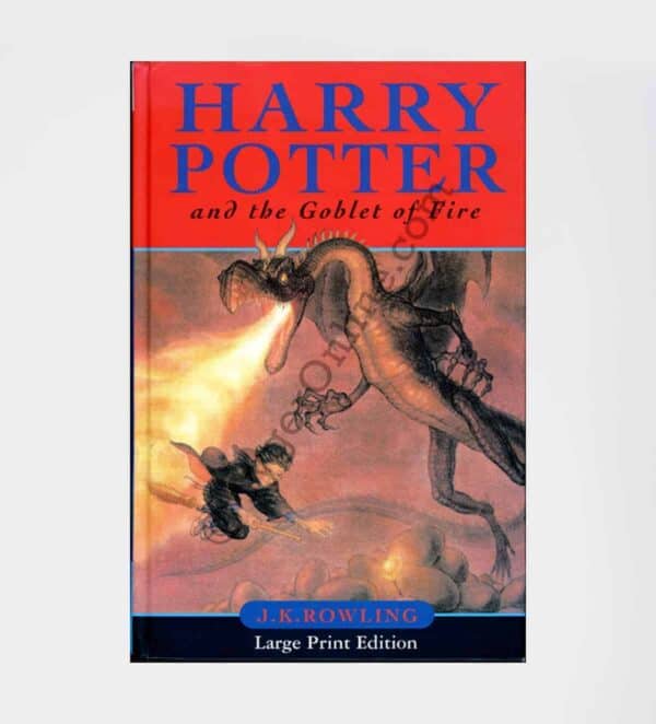 Harry Potter and the Goblet of Fire Large Print 1st Edition 1st Print: by J.K. Rowling